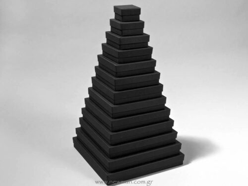 Κουτιά ασημικών τετράγωνα με ύψος 4cm