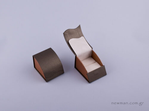 051479 - Box for Ring (with slot) brown/bronze