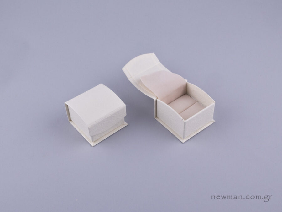 051591 - DRP Κουτί για δαχτυλίδι (σχισμή) εκρού