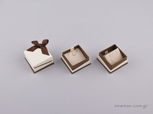 051441 - Jewellery Box for Pendant/Earrings Brown