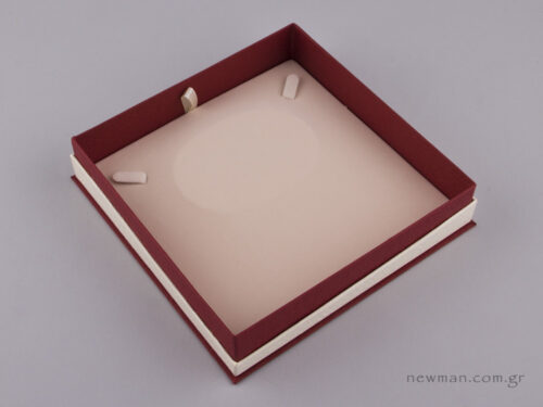051447 - FSP Jewellery Box for Necklace Burgundy