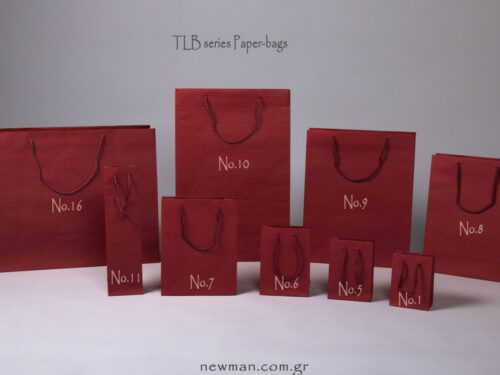 All sizes of TLB paper bag series