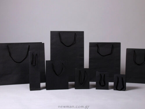 TLB embossed paper mat bag BLACK