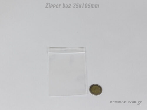 Resealable ziplock bags 75x105mm
