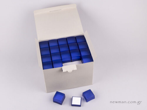 Κουτί Ημιδιάφανο για Δαχτυλίδι Μπλε Ηλεκτρίκ