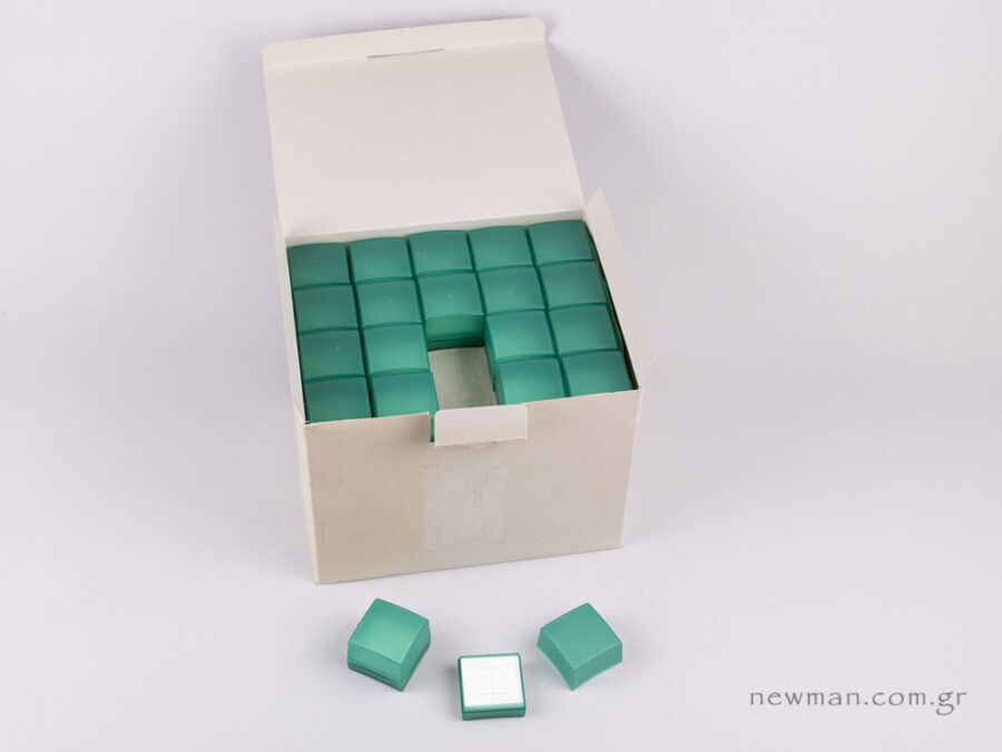 Κουτί Ημιδιάφανο για Δαχτυλίδι Πράσινο