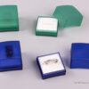 Κουτί Ημιδιάφανο για Δαχτυλίδι Μπλε Ηλεκτρίκ και πράσινο
