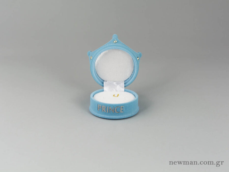 παιδικό κουτί κορώνα για κοσμήματα prince και princess