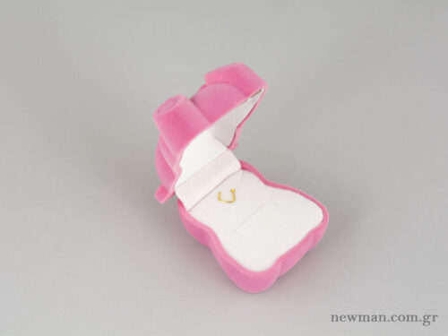 Kids Box for Ring & Talisman - Baby Bear - Light Pink (open)