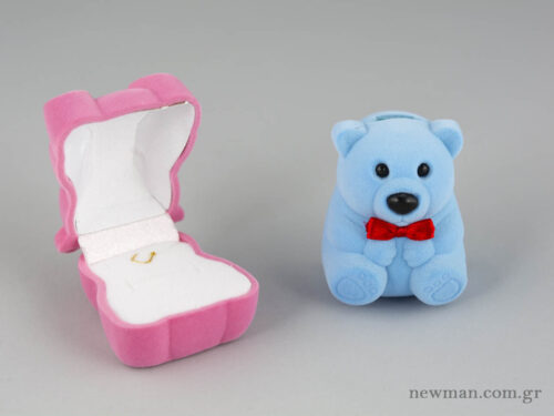 Παιδικό κουτί για κοσμήματα σε σχήμα αρκουδάκι