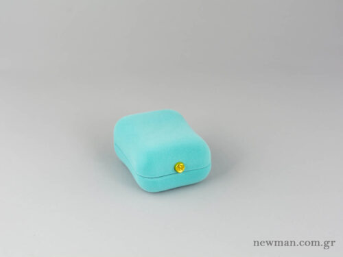 Kids Box with Button for Cross - Flock - Turquoise
