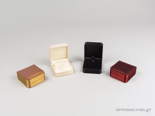 RTLS02 Silk-Satin Jewellery Box for Pendant/Earrings 67x70x32mm in 4 different colors