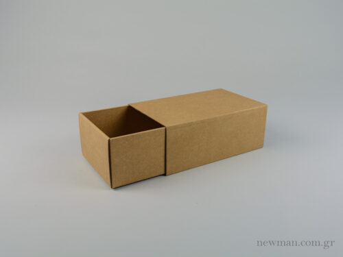 Matchbox-type kraft box