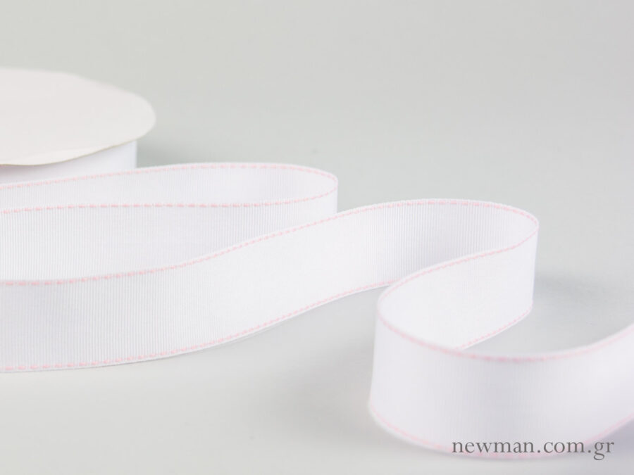grosgrain-stitch-ribbon-white-pink