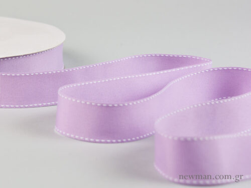 grosgrain-stitch-ribbon-lavender-white