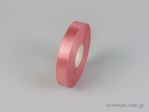 Double-sided satin ribbon in dirty pink