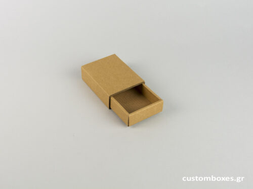 Sliding matchbox-type Kraft Box for pendant no5