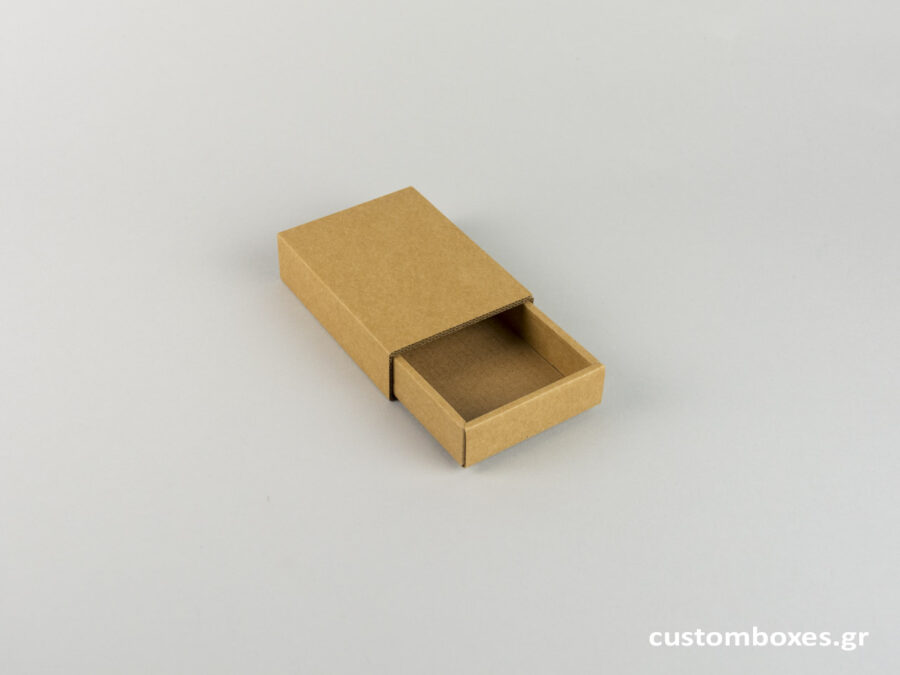 Sliding matchbox-type Kraft Box for pendant no7