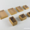 Eco-friendly jewellery boxes with transparent lids available in 7 sizes.
