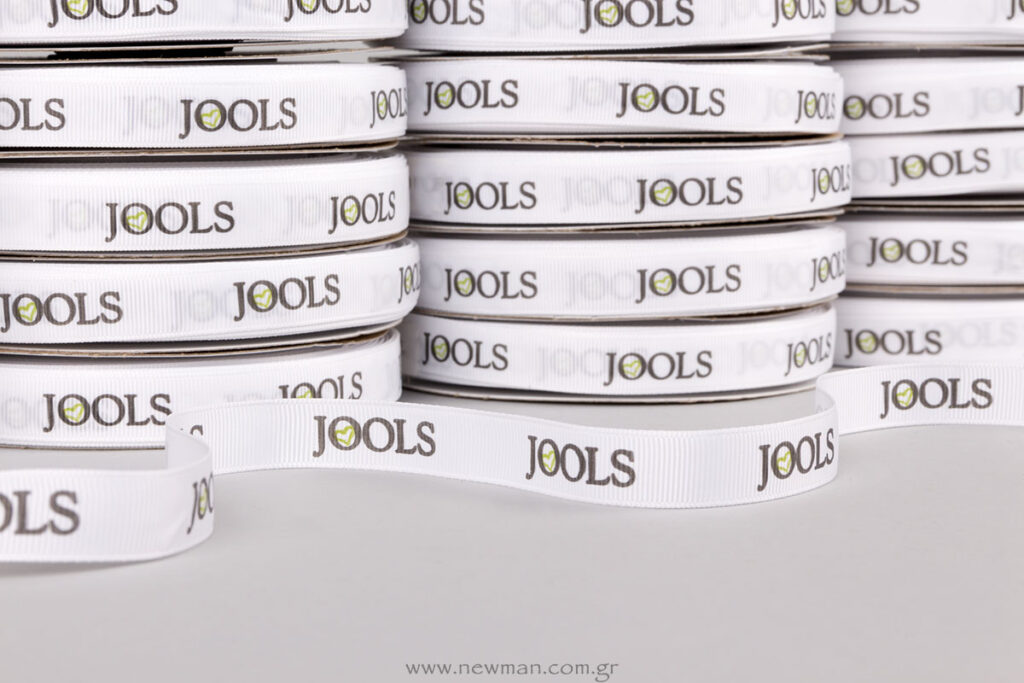Jools κορδέλα γκρο με δύο χρώματα εκτύπωση