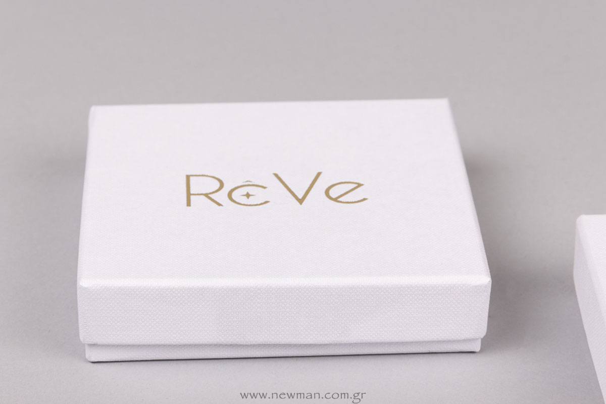 Χάρτινο κουτί ειδική παραγγελία με εκτύπωση λογότυπο Reve