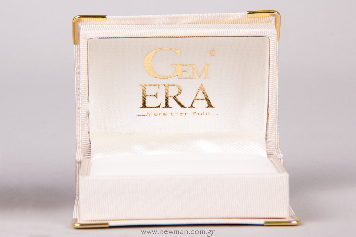 Box for wedding rings from the DCS series with logo Gem ERA