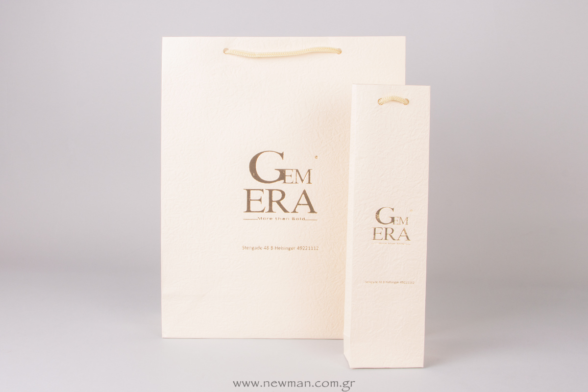 Luxury bags from the TLB series with logo Gem ERA