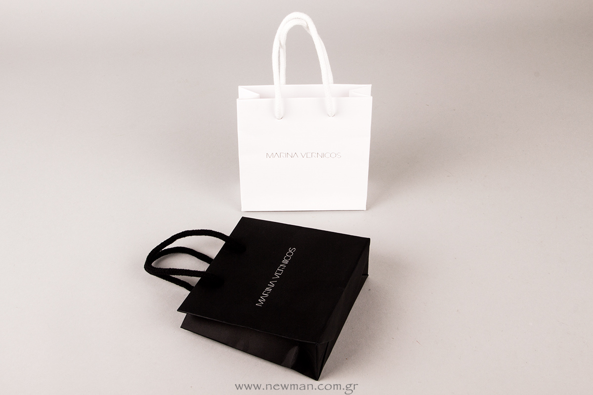Luxury bags Burano and Gofratoprinted with MARINA VERNICOS Brand