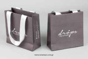 drops jewellery: Gofrato bag with logo