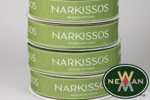Narkissos Brasserie: Printed packaging ribbons.