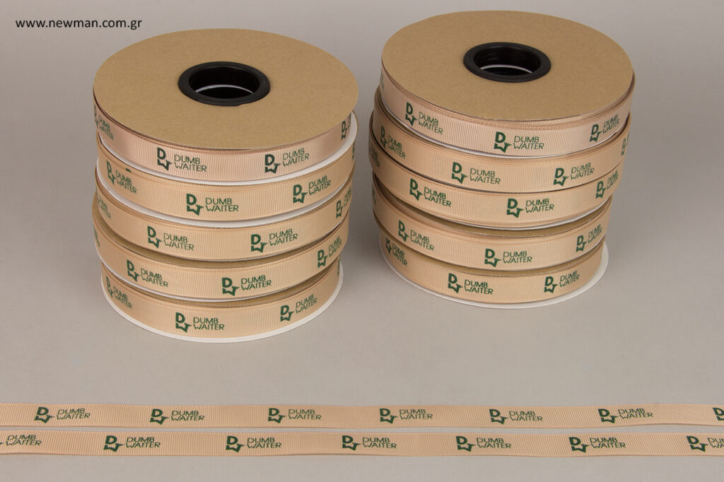 Printing on packaging ribbons.