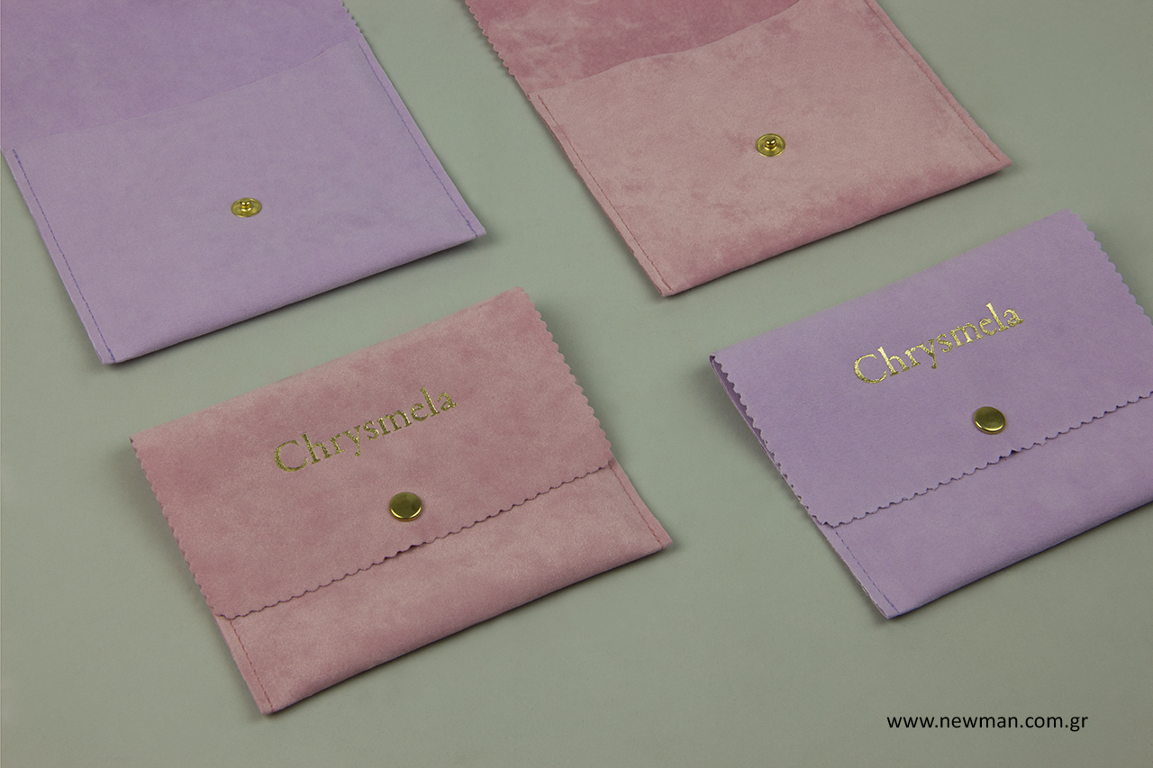 Pouches for special Chrysmela earring backs.