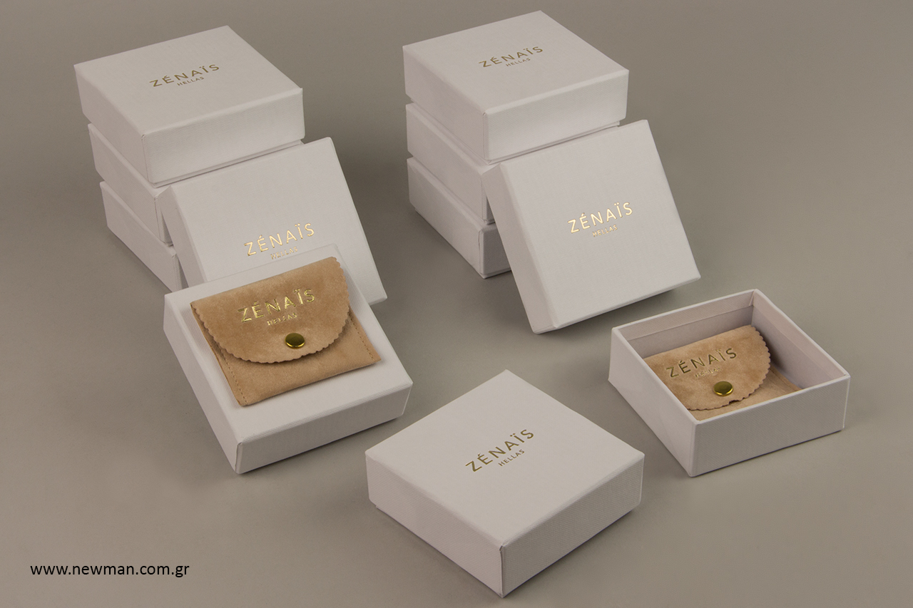 ZÉNAÏS: Printed jewellery packaging with logo | NewMan Packaging