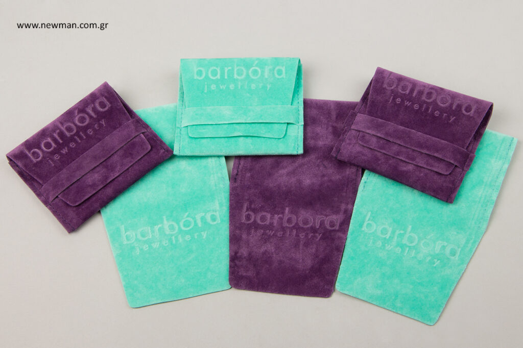 Barbora: Printed NewMan packaging pouches.