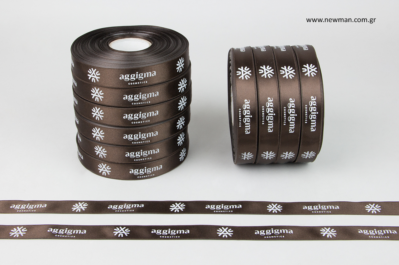 Branded wholesale ribbons with print.