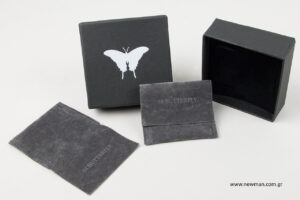 88 BUTTERFLY: NewMan printed jewellery packaging with letters.