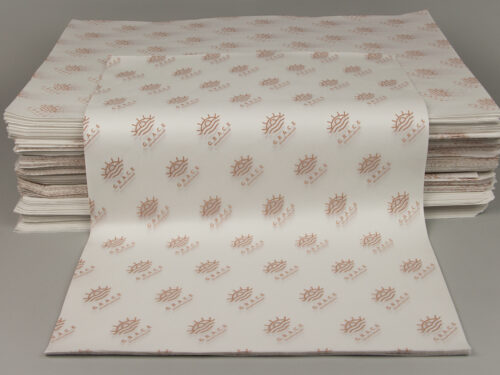 Grace jewels: NewMan tissue paper with logo printing.