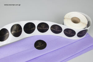 Wholesale sticky labels with printing.
