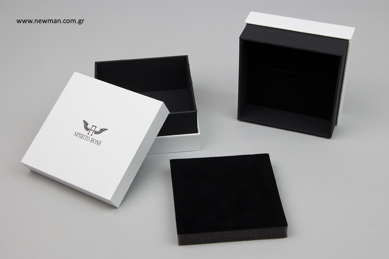 Printed packaging with matte lamination.