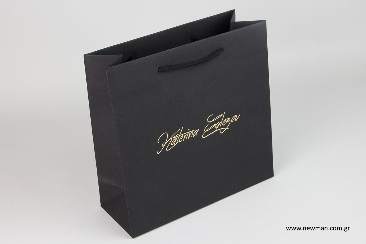 Burano luxury bags with brand name printing.
