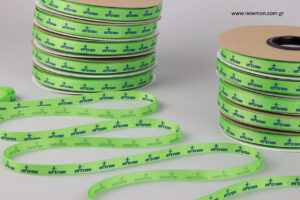 SPORTS 7 - ELTRON: Silk-screen printing on grosgrain ribbons.