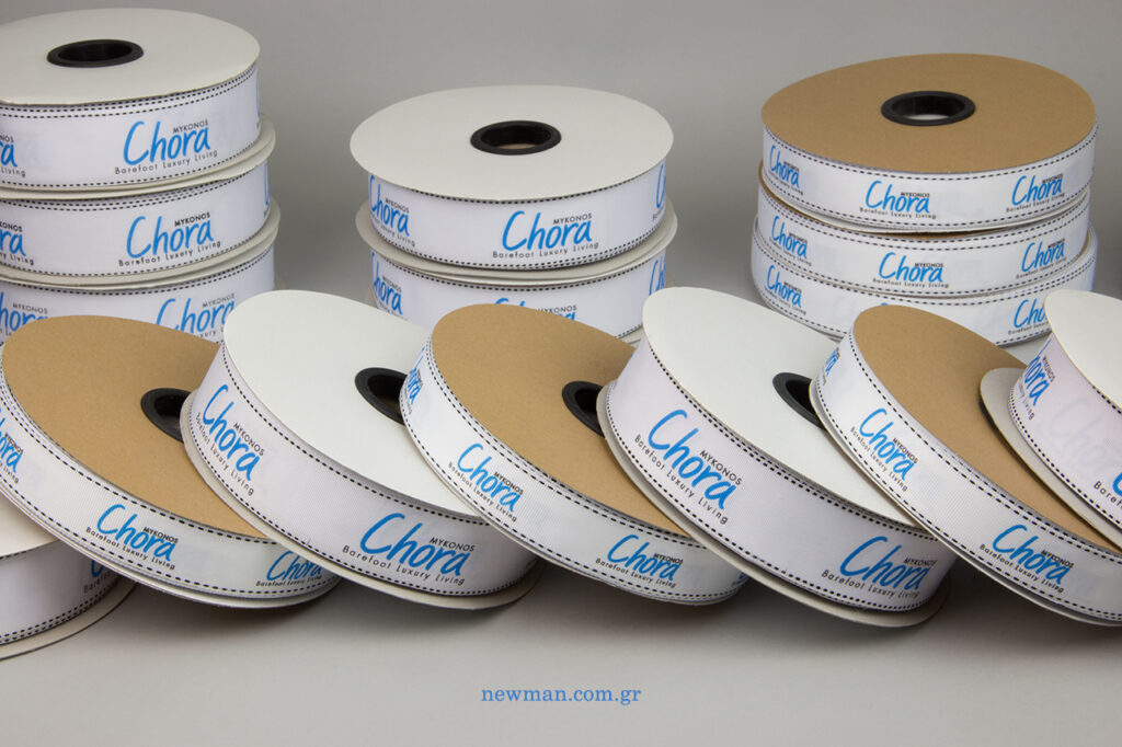 Chora Mykonos Barefoot Luxury: NewMan wholesale printed ribbons.