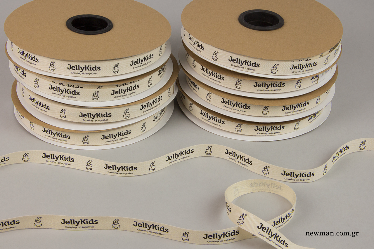 Wholesale printed ribbons with logo.
