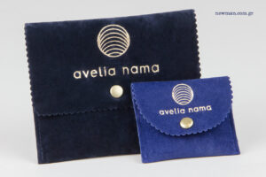 Avelia Nama: Wholesale jewellery pouch with print.