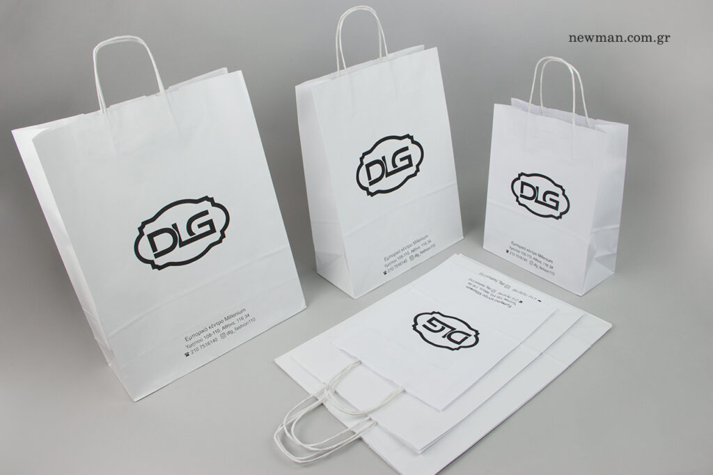 DLG Fashion: Οικολογική σακούλα για κατάστημα με εκτύπωση.
