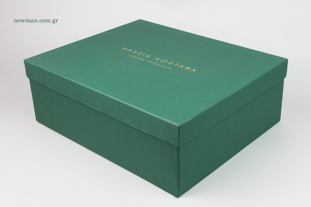 Vassia Kostara Limited Collections: Κουτιά δώρου με την υπογραφή της NewMan Packaging.