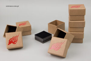Stacey Hare: Printed jewellery boxes with double velvet pads.