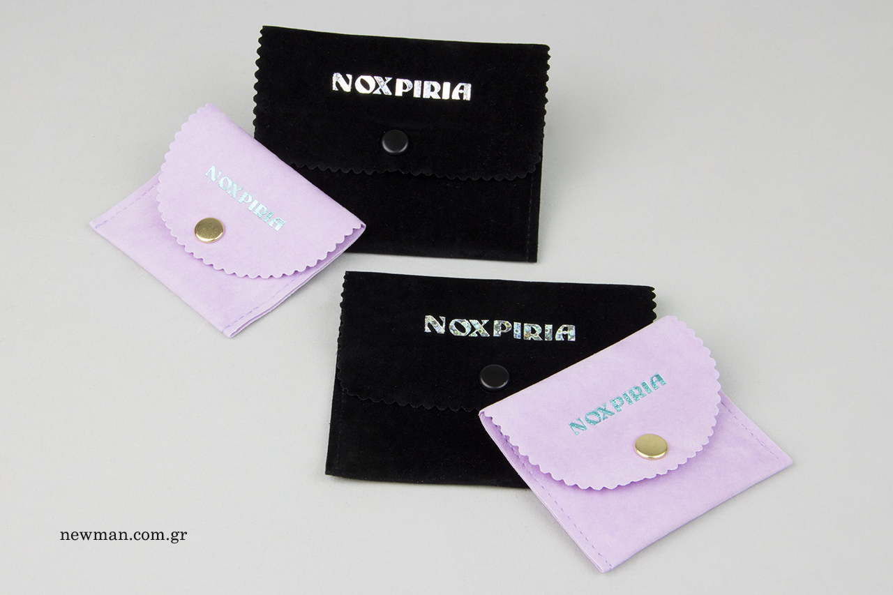 Luxury wholesale packaging with printed brand name.