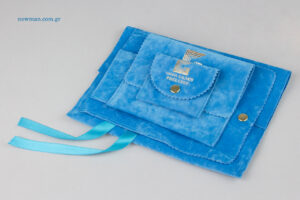 Yianna Kalivioti - Preludio: NewMan pocket pouch with corporate print.