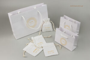 Agora boutique shop: Printed packaging for a shop in Milos Greek Island.